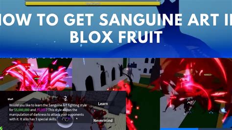 How to Achieve Sanguine Art in Blox Fruits: A Detailed Exploration