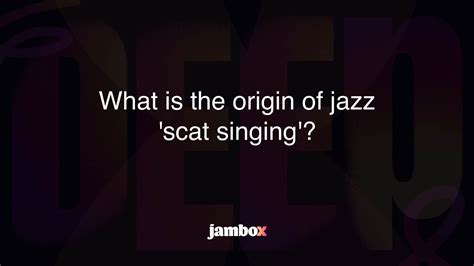 Scat-Singing: Its Origin and Style of Expression