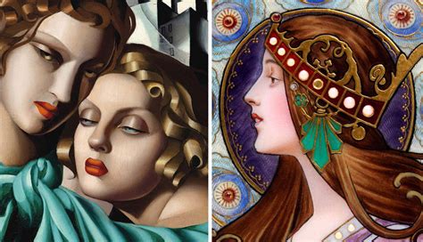 what is the difference between art deco and art nouveau